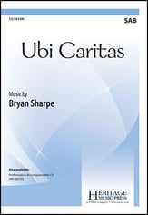 Ubi Caritas SAB choral sheet music cover